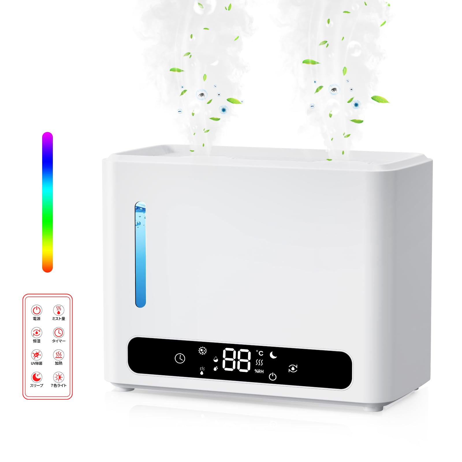 Amazon.co.jp: MoSpace 【2025新登場＆加熱式】 加湿器 大容量 6L